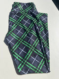 Green Plaid Leggings