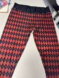 Queen of Hearts - Harlequin Leggings