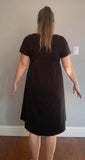 Solid Black Dress