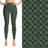Green Plaid Leggings