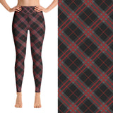 Red Plaid Leggings
