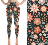 Springtime Embroidery Leggings