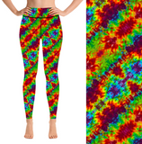Rainbow Tie Dye Leggings