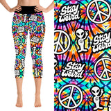 Stay Weird Tie Dye Leggings