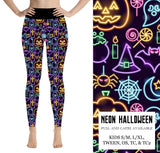 Neon Halloween Leggings